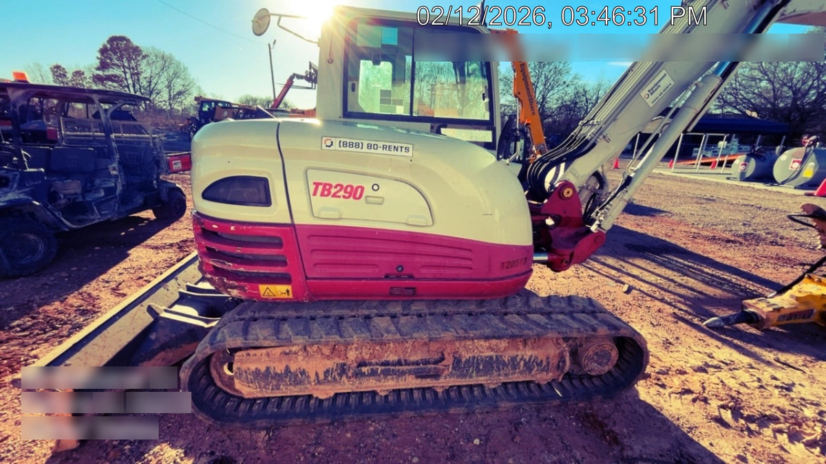 2020 Takeuchi TB290C Cab/Heat/Air, Rubber Tracks, Manual TAG QC