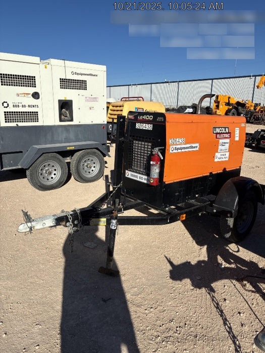 2023 Lincoln Electric LE400 Kubota V1505, Trlr, Cable Rack, Light Kit, ES Decals, T3