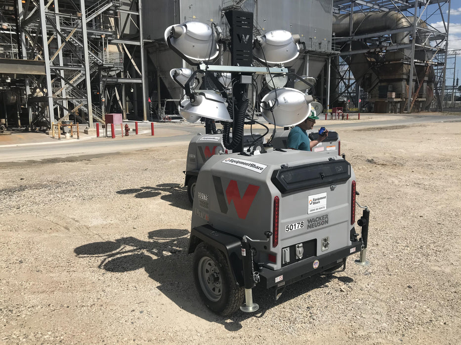 2019 Wacker Neuson LTV6L-MH Mobile Light Tower w/Fuel Level Sensor Installed