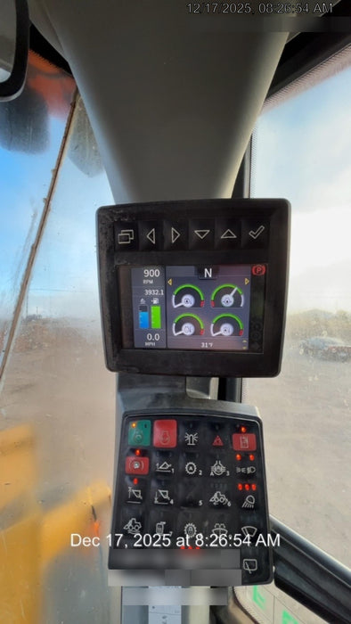 2019 John Deere 524L Cab/Heat/AIR, 3rd Function Hydraulics, Hydraulic JRB QC 2.75 Yd. Bucket, 60" Carriage/72" Forks