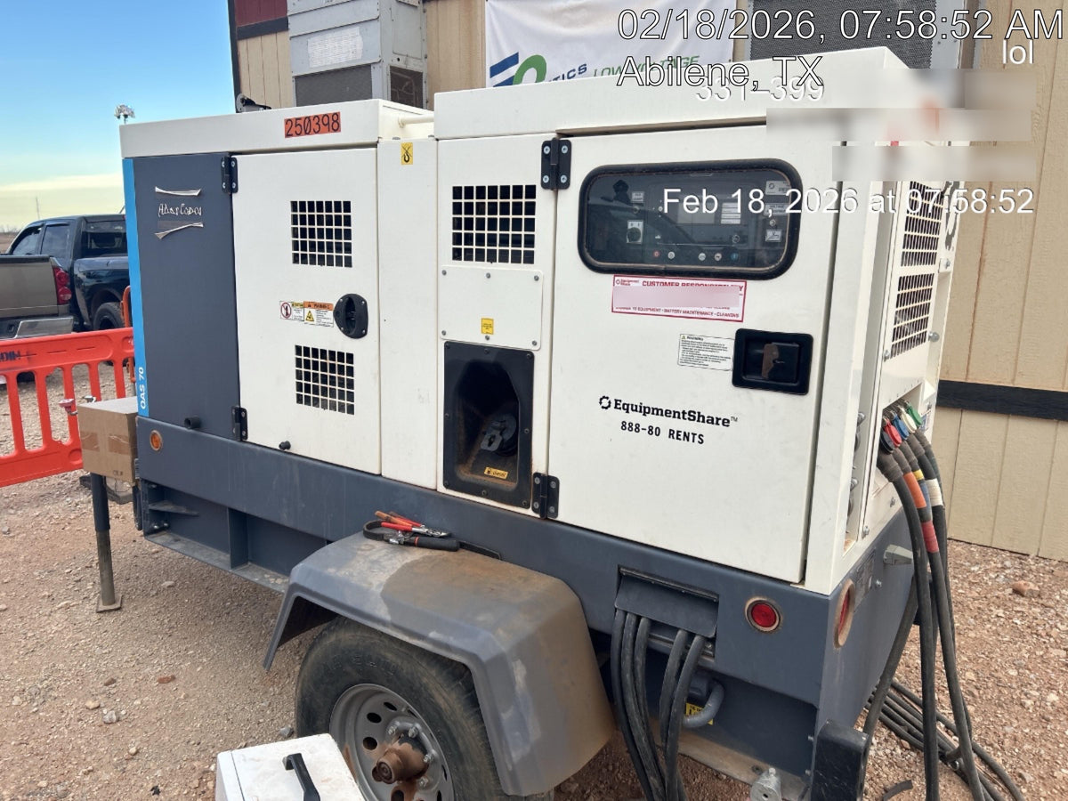 2022 ATLAS COPCO QAS 70