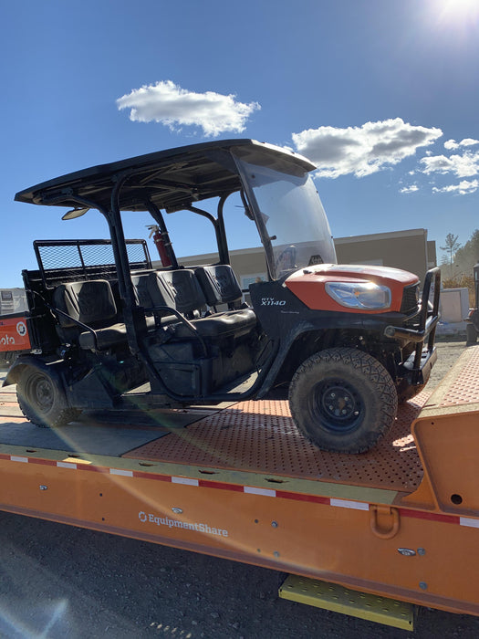 2021 Kubota RTV-X1140W-H Plastic Canopy, Windshield Acrylic Clear, LED Strobe Light, Wire Harness Kit, Back up Alarm