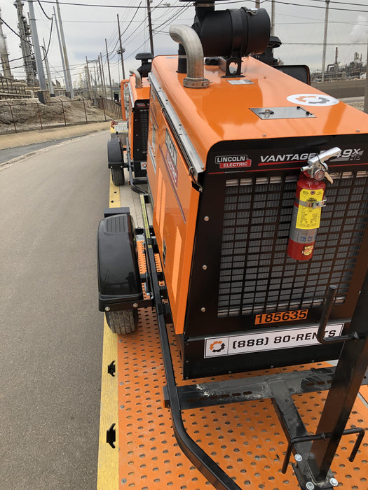 2021 Lincoln Electric Vantage 549X Ready Pak 3, ORANGE (includes trailer, cable rack, fender light kit)