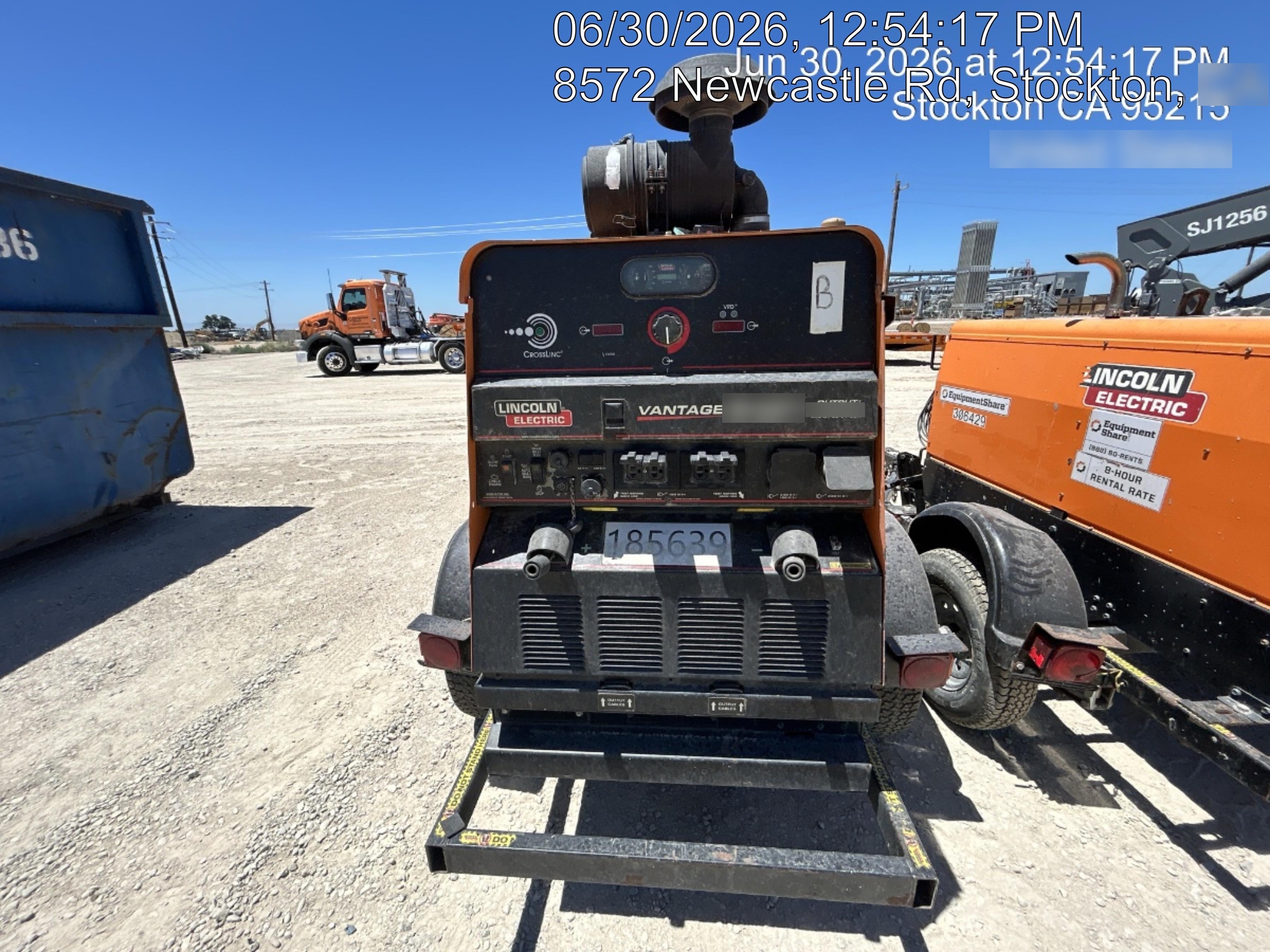 2021 Lincoln Electric Vantage 549X Ready Pak 3, ORANGE (includes trailer, cable rack, fender light kit)