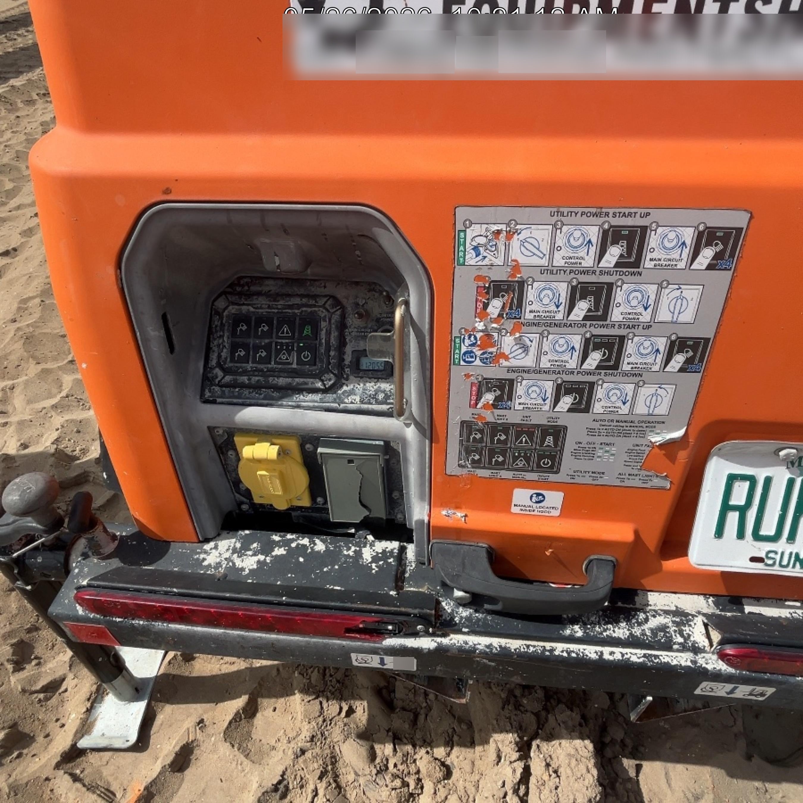 2023 Generac MLT2 Diesel, Flex Switch 120V Input, Powerzone Controller, 
(4) 320W LED Lights, 4kW Generator, 39.9 Gal Fuel Tank, 2" Ball, T3