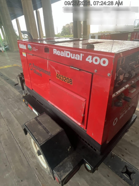 2024 Shindaiwa DGW400MDL Kubota D902 Engine, 23 HP, Dual Op Welder, Wire, Arc, Droop Stick, Tig, and CC Stick Functionality, Simulphase, 3 Phase and 1 Phase Gen Output, Single Axle NB Trlr, Slr Trckl Chrg 12V 12W, Fire Ext