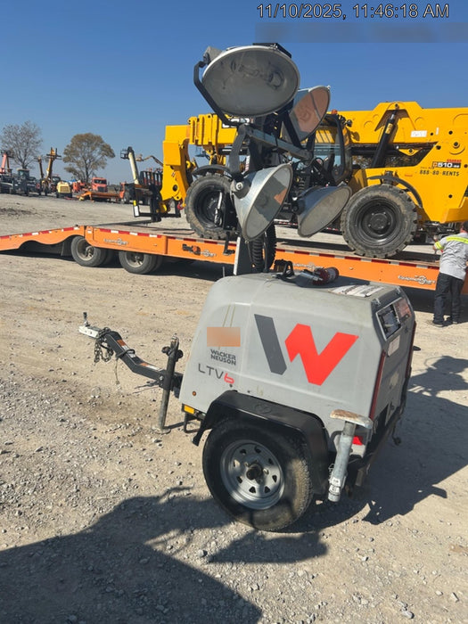 2019 Wacker Neuson LTV6L-MH Wacker Neuson LTV6L Mobile Light Tower w/Fuel Level Sensor Installed