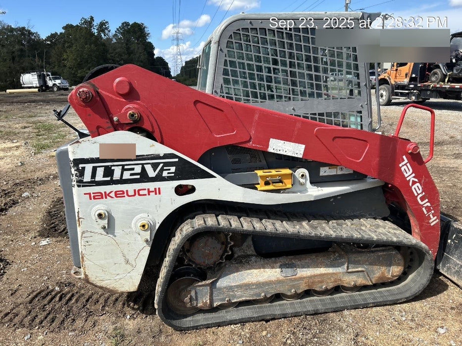2019 Takeuchi TL12V2C Cab/Heat/AC, Back-up Alarm, Hydraulic QC w/80" HD Tooth Bucket
