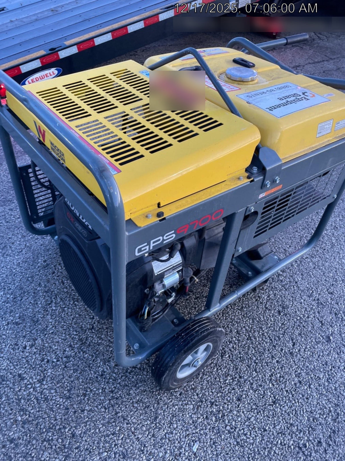2020 WACKER NEUSON GPS9700V