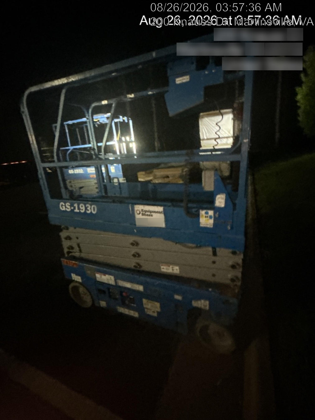 2020 Genie GS-1930 Fixed rails with chain entry gate - Pre A92.20