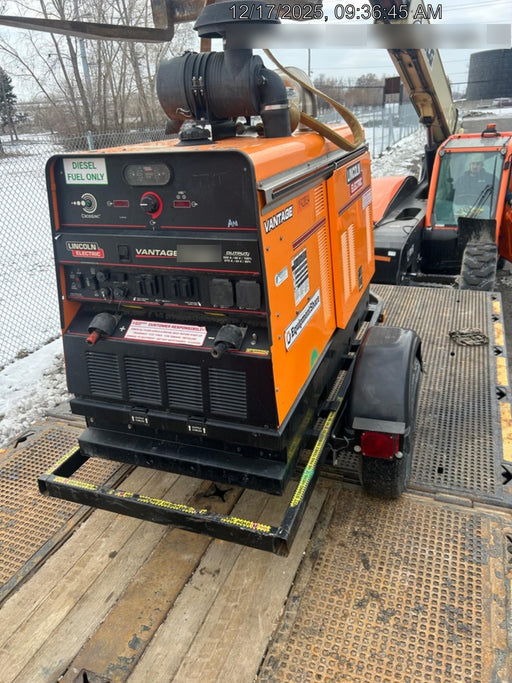 2021 Lincoln Electric Vantage 549X Ready Pak 3, ORANGE (includes trailer, cable rack, fender light kit)