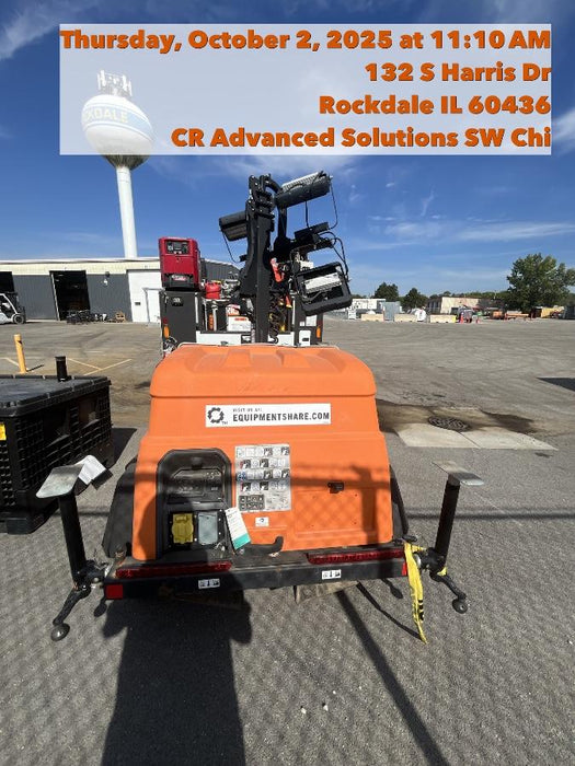 2024 Generac MLT2 Diesel, Flex Switch 120V Input, Powerzone Controller, 
(4) 320W LED Lights, 4kW Generator, 39.9 Gal Fuel Tank, 2" Ball, T3