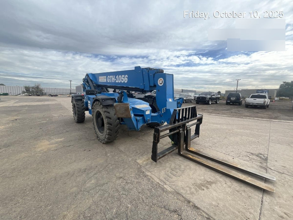 2018 Genie GTH-1056 GTH-1056 w/Open ROPS, Solid Tires, Work Lights, 60" carriage/forks, cab mesh, beacon