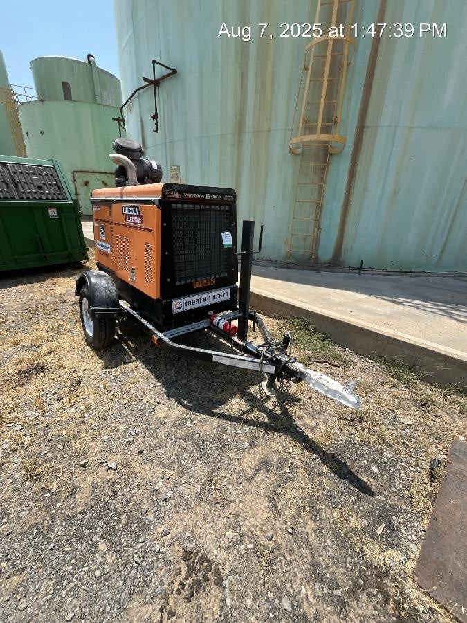 2021 Lincoln Electric Vantage 549X Ready Pak 3, ORANGE (includes trailer, cable rack, fender light kit)