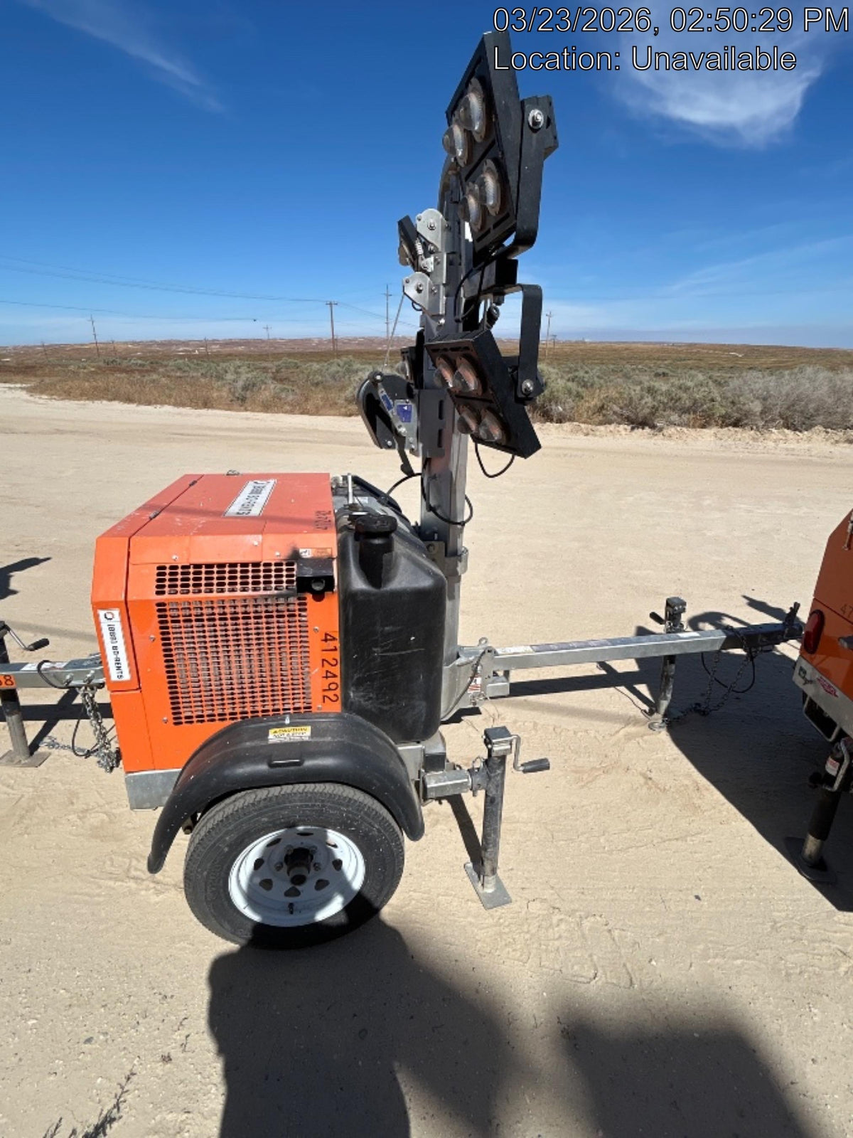 2024 Wanco WLTT-4MM4K Diesel, Deep Sea Controller, Shore Power Plug, Auto Start, (4) 350W LED Floodlights, 4kW Generator, 60 Gal Fuel Tank, 2" Ball, T3