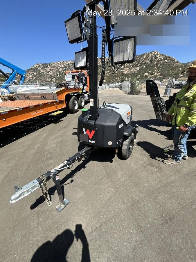 2024 Wacker Neuson LTT4 Diesel, Kohler KDW702, Deep Sea Controller, Auto Start, LED 320W, Bypass Outlet, T3