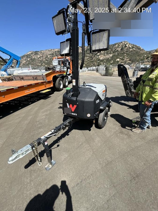 2024 Wacker Neuson LTT4 Diesel, Kohler KDW702, Deep Sea Controller, Auto Start, LED 320W, Bypass Outlet, T3