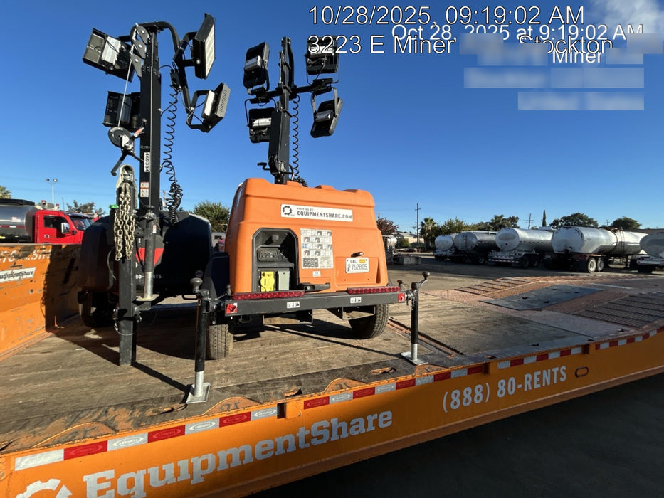 2023 Generac MLT2 Diesel, Flex Switch 120V Input, Powerzone Controller, 
(4) 320W LED Lights, 4kW Generator, 39.9 Gal Fuel Tank, 2" Ball, T3