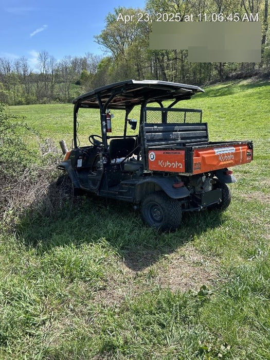 2021 Kubota RTV-X1140W-H Plastic Canopy, Windshield Acrylic Clear, LED Strobe Light, Wire Harness Kit, Back up Alarm