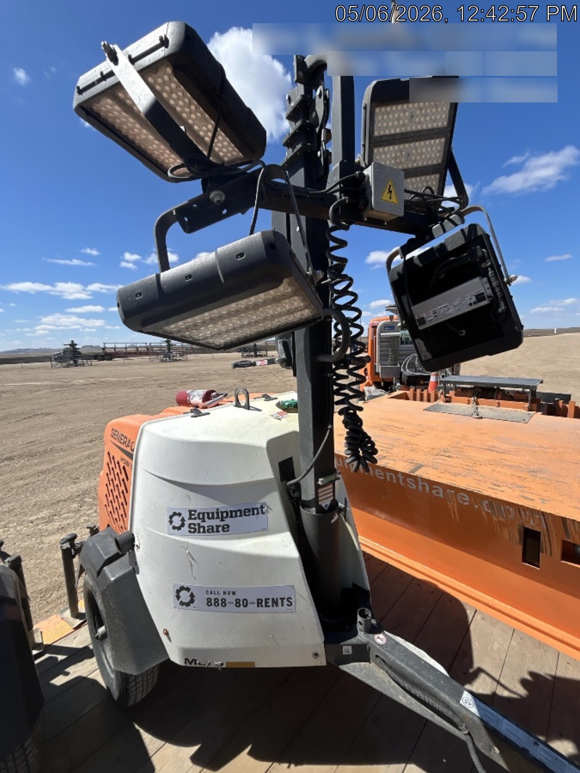 2024 Generac MLT2 Diesel, Flex Switch 120V Input, Powerzone Controller, 
(4) 320W LED Lights, 4kW Generator, 39.9 Gal Fuel Tank, 2" Ball, T3