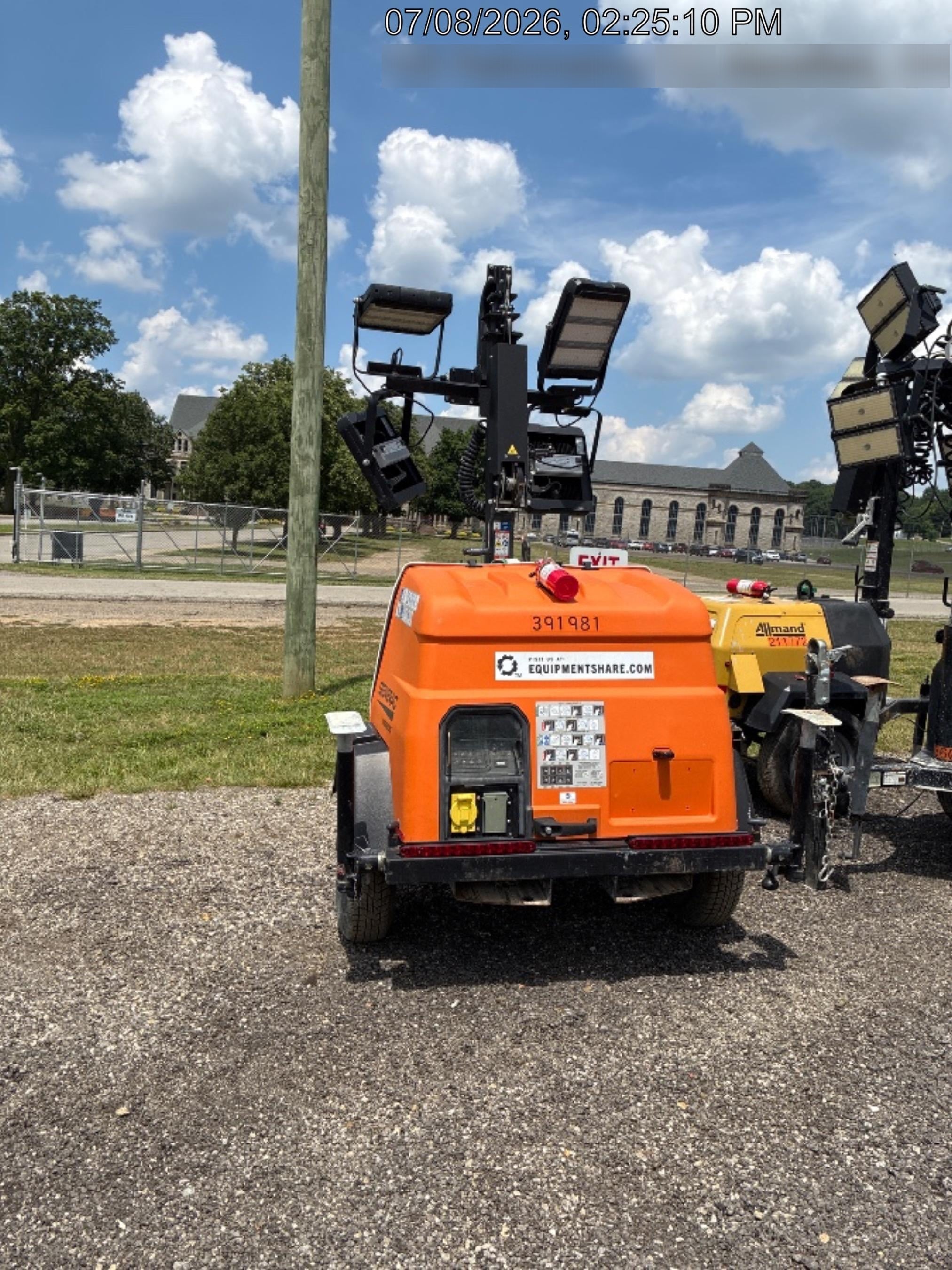 2024 Generac MLT2 Diesel, Flex Switch 120V Input, Powerzone Controller, 
(4) 320W LED Lights, 4kW Generator, 39.9 Gal Fuel Tank, 2" Ball, T3
