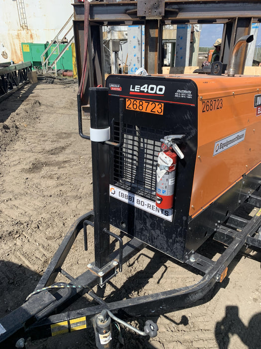 2022 Lincoln Electric LE400 Kubota V1505, Trlr, Cable Rack, Light Kit, ES Decals, T3