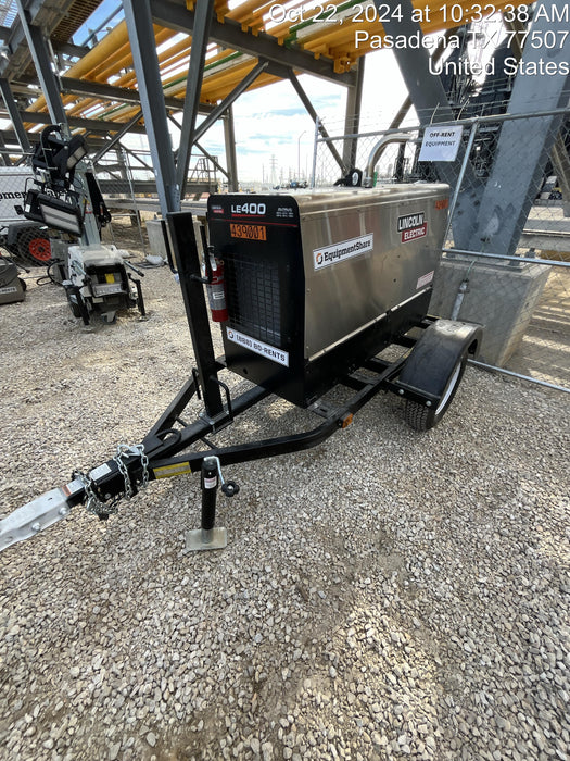 2024 Lincoln Electric LE400 Kubota V1505, Trlr, Cable Rack, Light Kit, ES Decals, T3