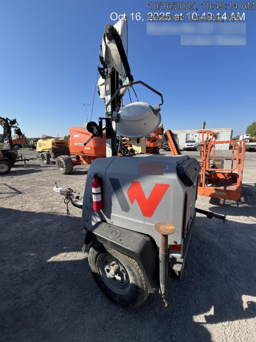 2019 Wacker Neuson LTV6L-MH Wacker Neuson LTV6L Mobile Light Tower w/Fuel Level Sensor Installed