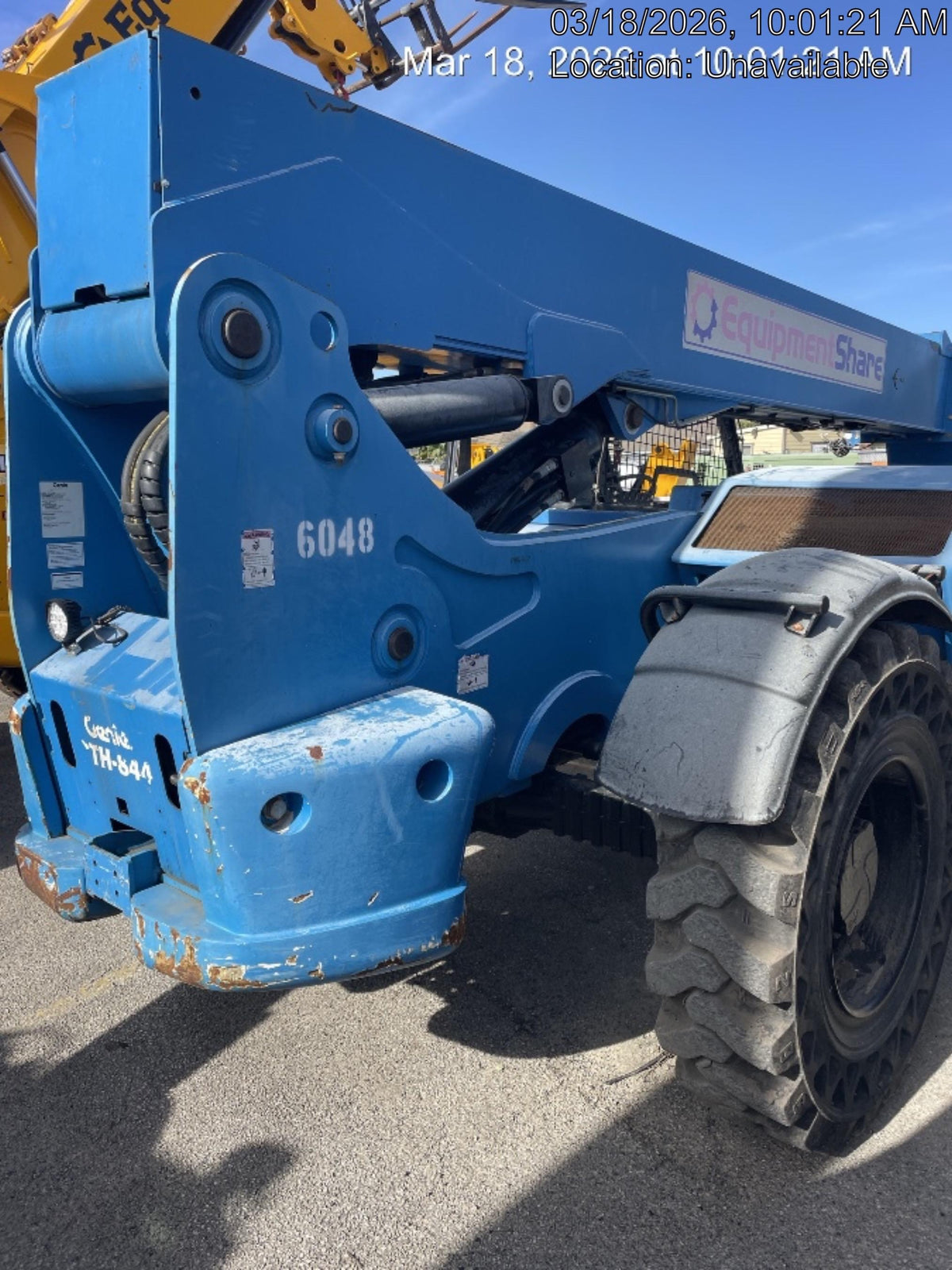 2017 Genie GTH-844 Genie GTH-844, Solid Tires, 60" carriage/forks, Open ROPS, Work Lights