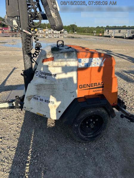 2024 Generac MLT2 Diesel, Flex Switch 120V Input, Powerzone Controller, 
(4) 320W LED Lights, 4kW Generator, 39.9 Gal Fuel Tank, 2" Ball, T3