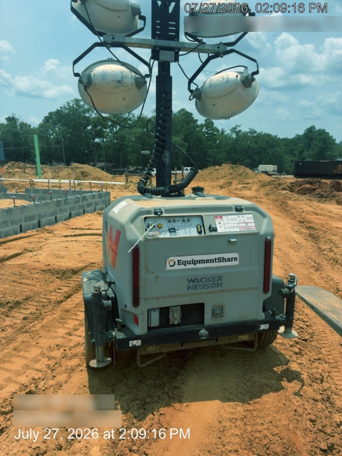 Wacker Neuson LTV6K-MH Wacker Neuson LTV6L Towable Light Tower