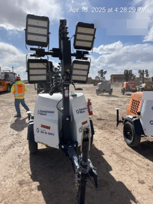 2024 Generac MLT2 Diesel, Flex Switch 120V Input, Powerzone Controller, 
(4) 320W LED Lights, 4kW Generator, 39.9 Gal Fuel Tank, 2" Ball, T3