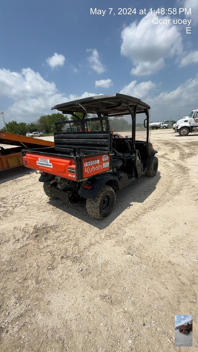 2022 Kubota RTV-X1140W-H Plastic Canopy, Windshield Acrylic Clear, LED Strobe Light, Wire Harness Kit, Back up Alarm