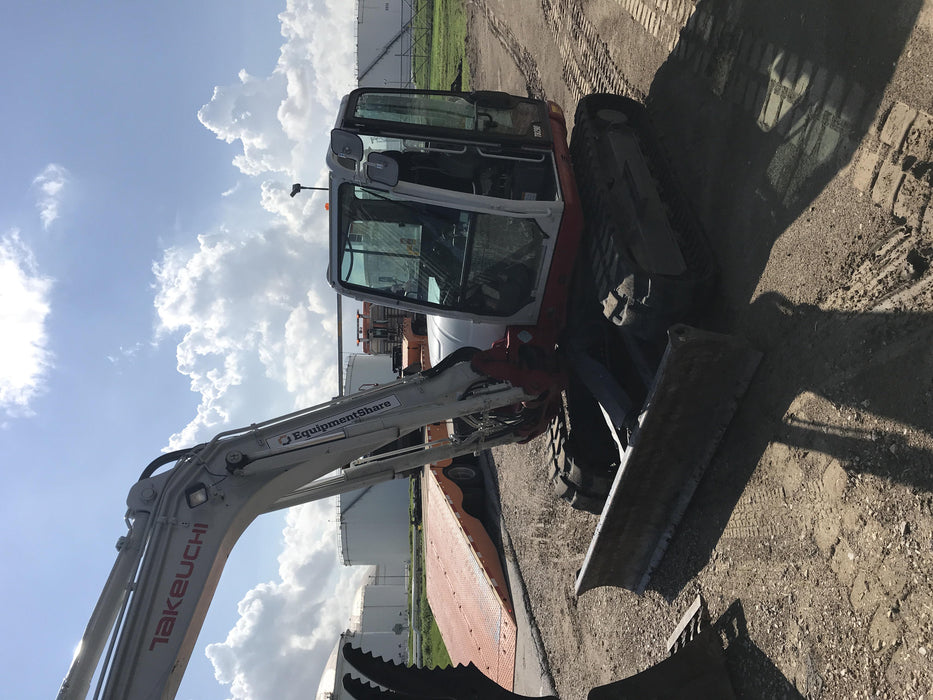 2019 Takeuchi TB290 Takeuchi TB290 Cab/Heat/AC w/Rubber Tracks, Auxiliary Hydraulics, Dozer Blade, Manual QC