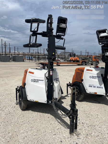 2023 Generac MLT2 Diesel, Flex Switch 120V Input, Powerzone Controller, 
(4) 320W LED Lights, 4kW Generator, 39.9 Gal Fuel Tank, 2" Ball, T3