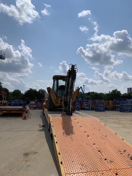 2020 John Deere 410L - Extendable Stick Cab/Heat/Air, 4WD, Extendable Stick, Pilot Controls, 2 Way Hydraulics, TAG Manual QC