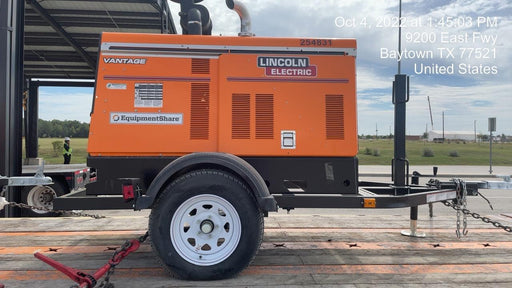 2022 Lincoln Electric Vantage 549X Crosslink Technology, Trailer Mounted, ES Decals, T3