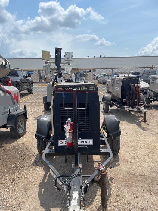 2019 Lincoln Electric Vantage 322 Welder Ready-Pak 3, Two wheel trailer, Fender and Light kit, Cable Rack