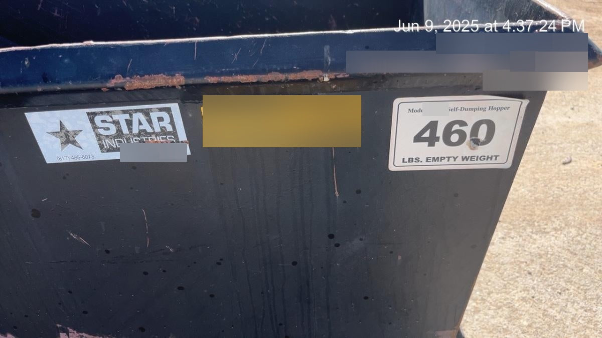 2020 STAR INDUSTRIES 1805N Hopper