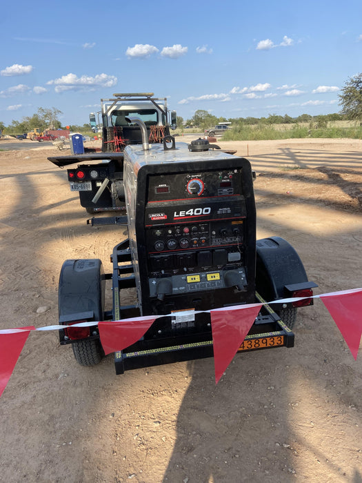 2024 Lincoln Electric LE400 Kubota V1505, Trlr, Cable Rack, Light Kit, ES Decals, T3