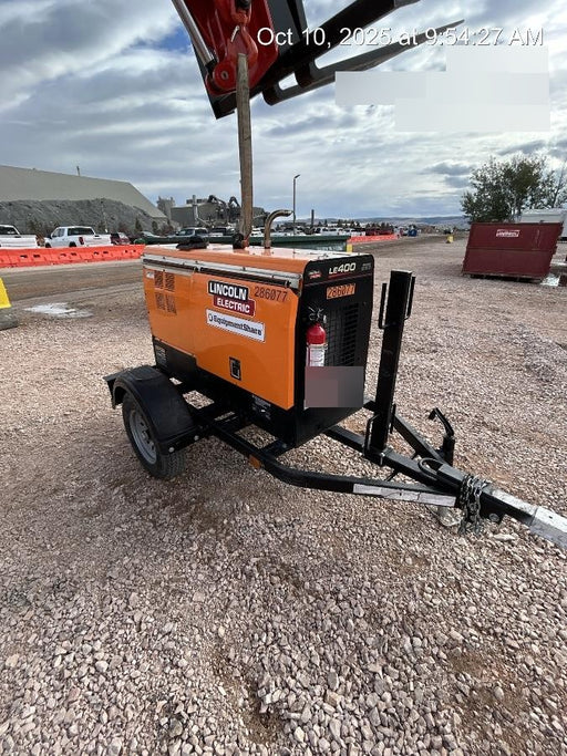 2022 Lincoln Electric LE400 Kubota V1505, Trlr, Cable Rack, Light Kit, ES Decals, T3