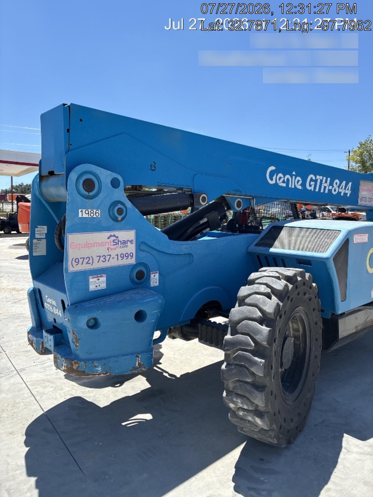 2016 Genie GTH-844 Genie GTH844 Telehandler