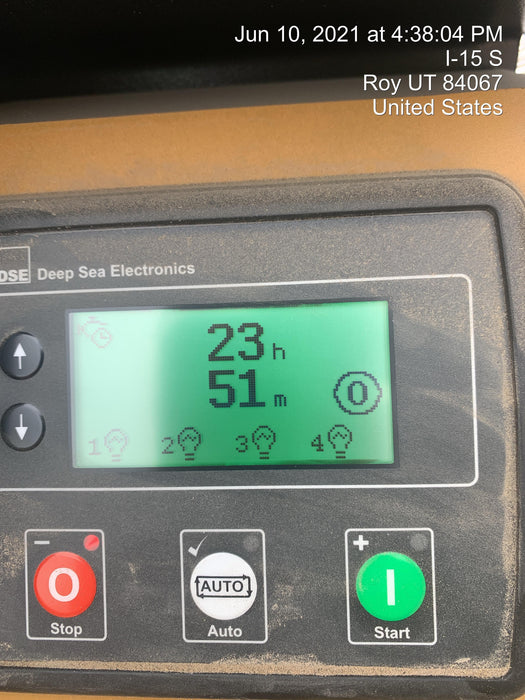 2021 Allmand NLV3GR (4) LED Light Fixture 350W, 23' Vertical Mast, 3kW Prime, Towable, Deep Sea L401, Leveling Jacks, Yanmar T4F 5.8hp