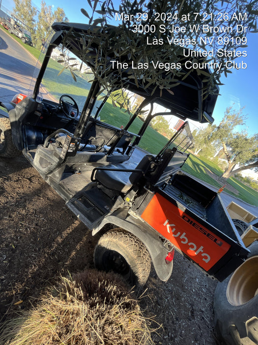 2022 Kubota RTV-X1140W-H Plastic Canopy, Windshield Acrylic Clear, LED Strobe Light, Wire Harness Kit, Back up Alarm