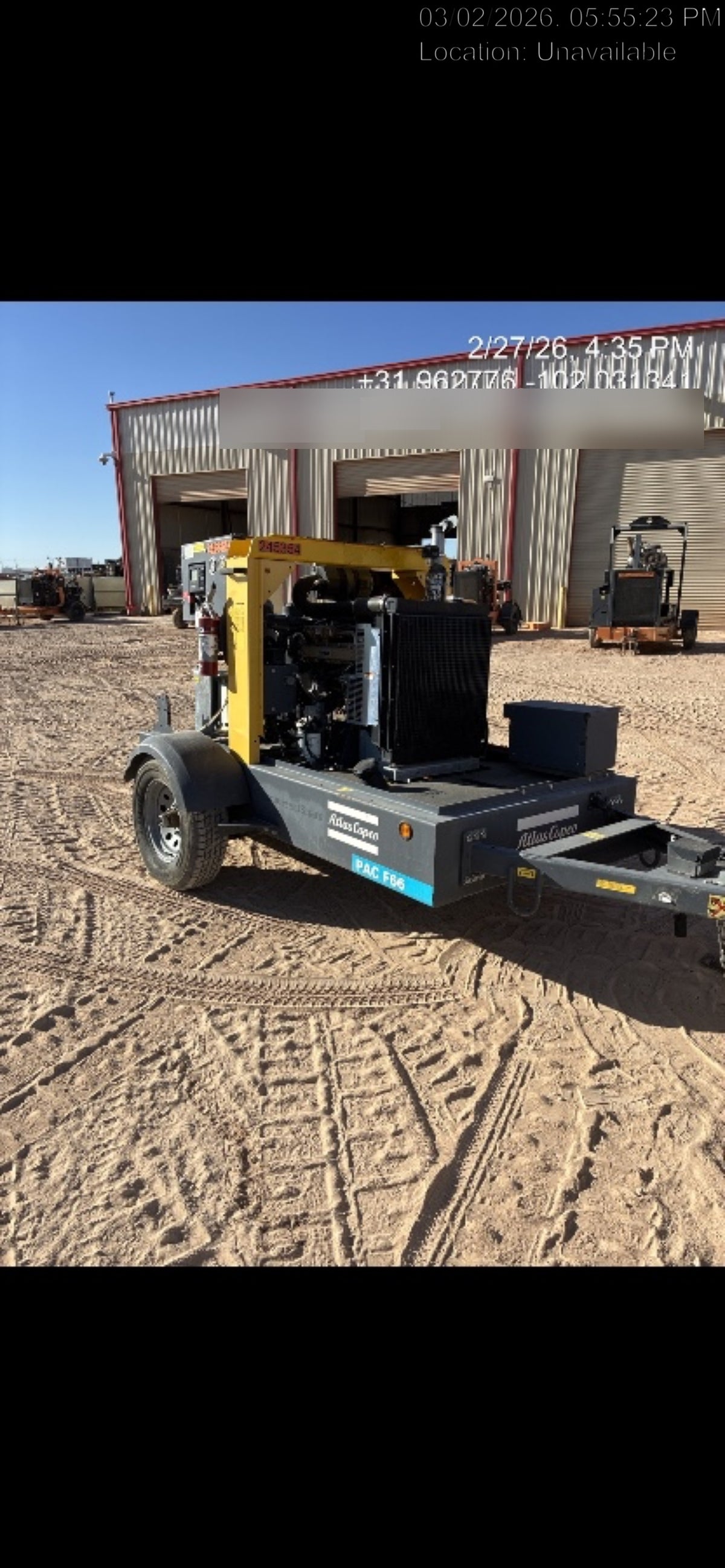 2022 ATLAS COPCO PAC F66 KD