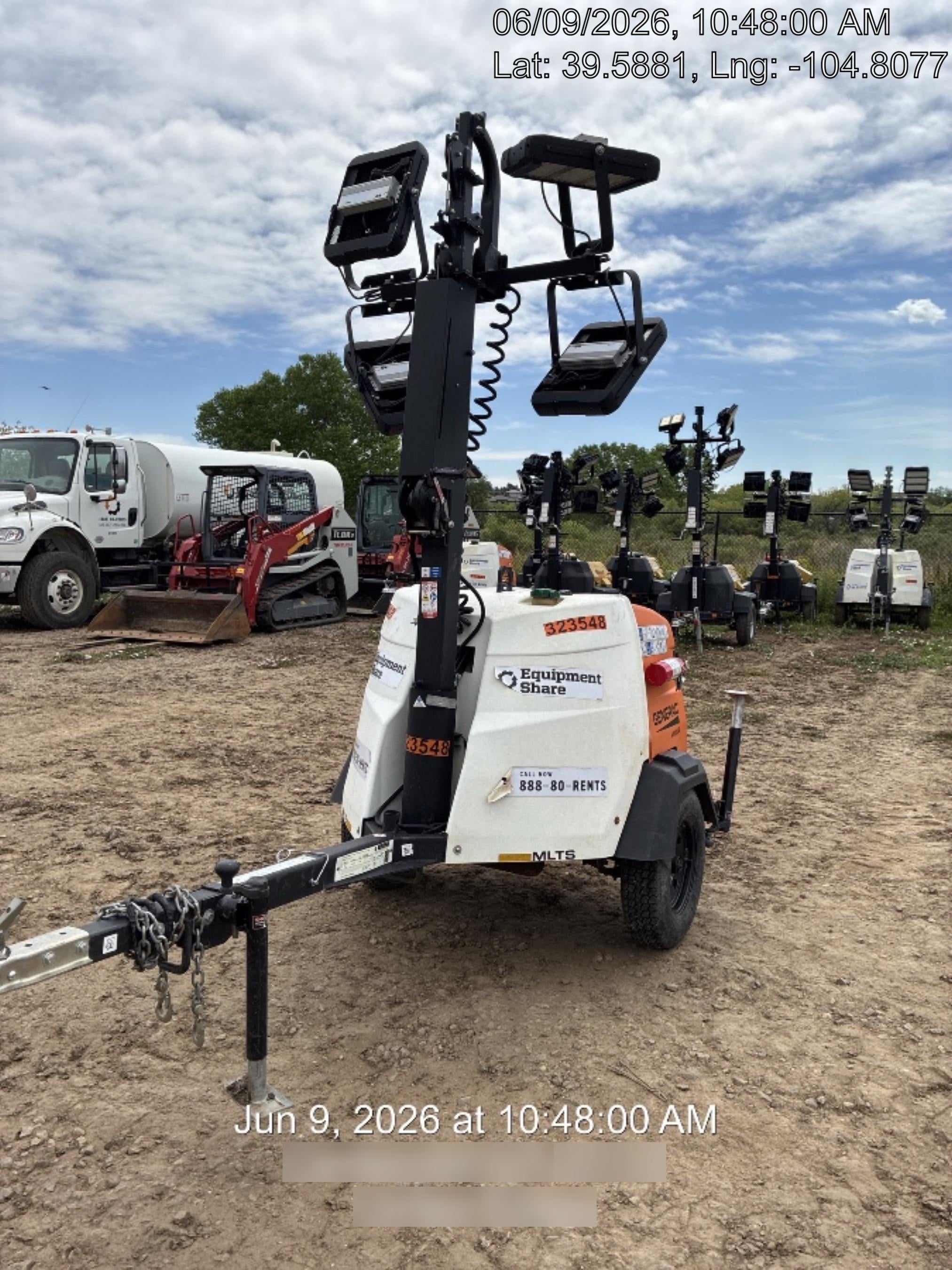 2023 Generac MLT2 Diesel, Flex Switch 120V Input, Powerzone Controller, (4) 320W LED Lights, 4kW Generator, 39.9 Gal Fuel Tank, 2" Ball, T3