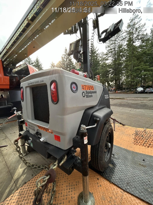 2024 Wacker Neuson LTT4 Diesel, Kohler KDW702, Deep Sea Controller, Auto Start, LED 320W, Bypass Outlet, T3