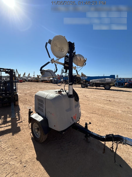 2018 Wacker Neuson LTV6L-MH Wacker Neuson LTV6L Mobile Light Tower w/Fuel Level Sensor Installed