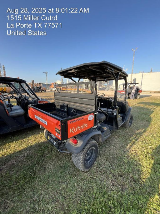 2021 Kubota RTV-X1140W-H Plastic Canopy, Windshield Acrylic Clear, LED Strobe Light, Wire Harness Kit, Back up Alarm