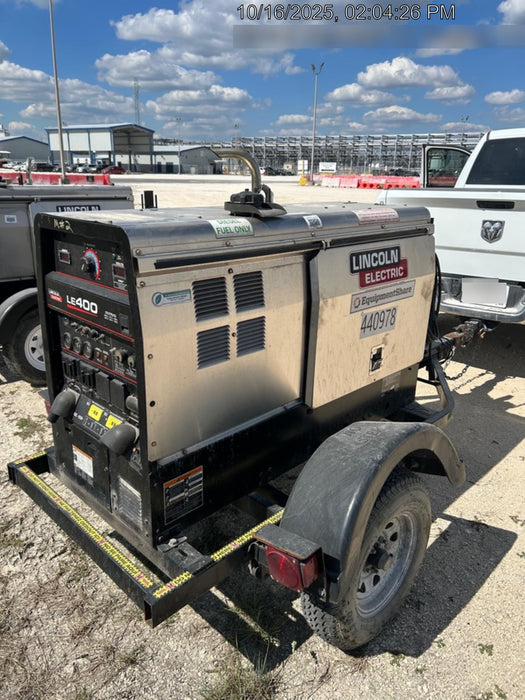 2024 Lincoln Electric LE400 Kubota V1505, Trlr, Cable Rack, Light Kit, ES Decals, T3